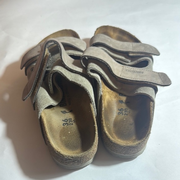 Used Birkenstocks Velcro women’s size 36 narrow sandals - Picture 2 of 7